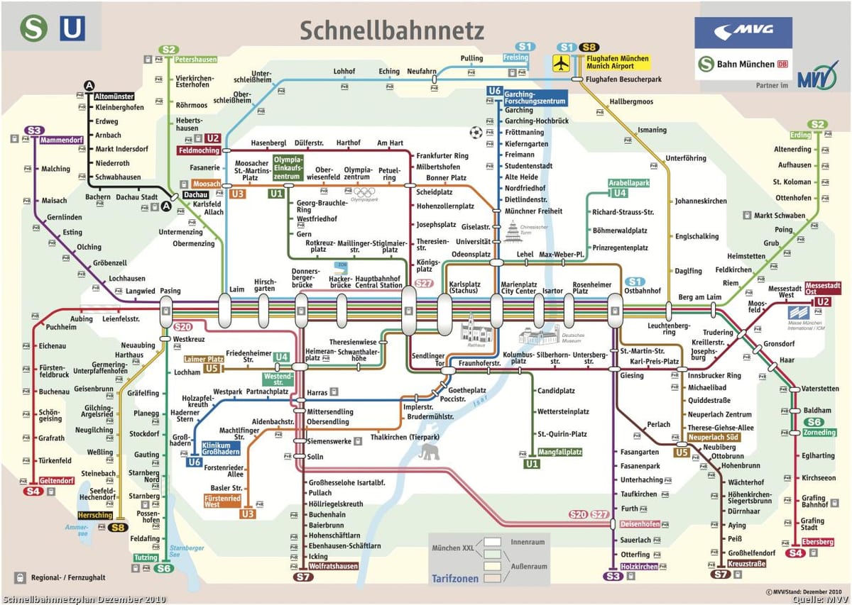 Münhen МВГ xəritə