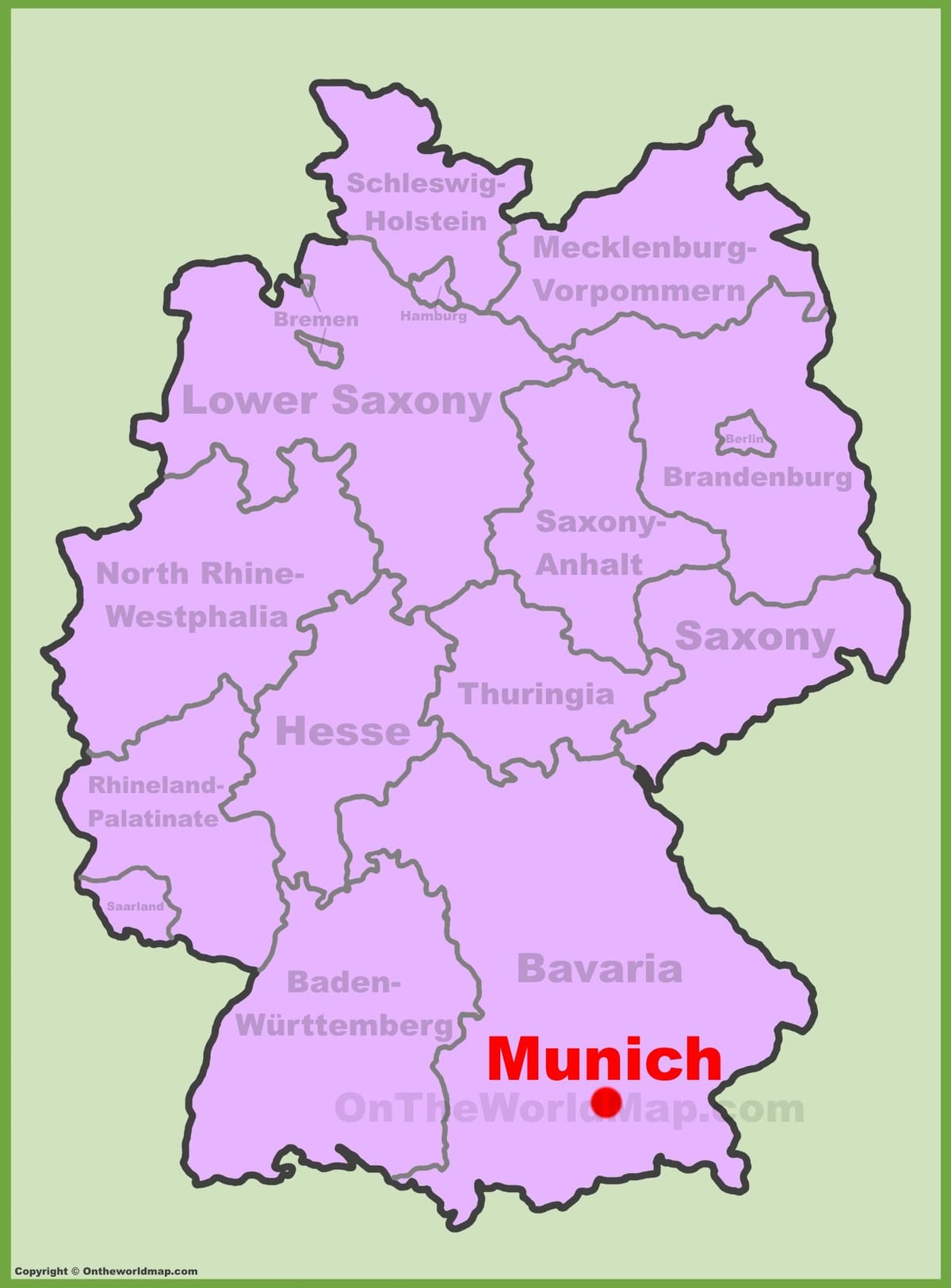 Kart Münhen yeri