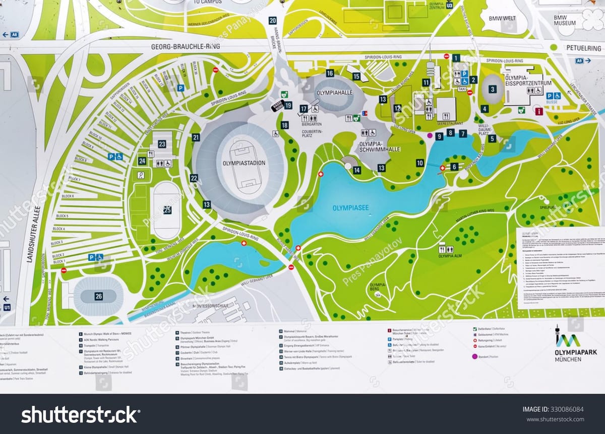 Kart Münhen Olimpiya parkı