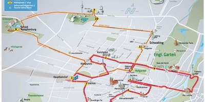 Kart Münhen-hop-hop-off