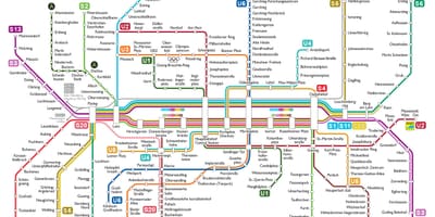 Münhen metro xəritəsi