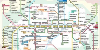 Metro xəritəsi Münhen